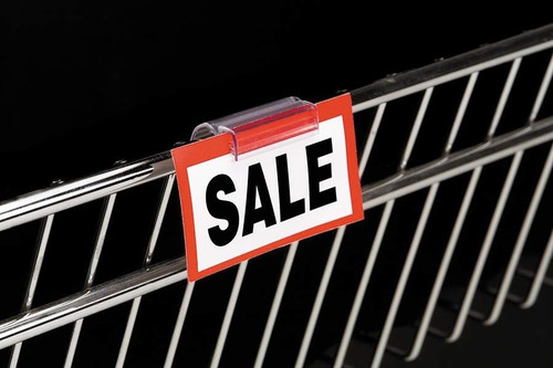 SuperGrip® Hinged Flush Sign Holder for Wire