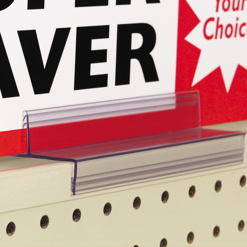 SuperGrip® Gondola Top Sign Holder