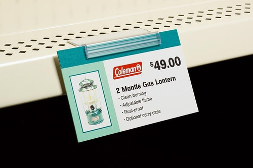 SuperGrip® Flip-Up Flush Sign Holder