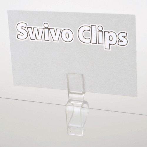 Shoe Clip Sign Holder