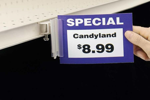 Channel Mount SuperGrip® Sign Holder