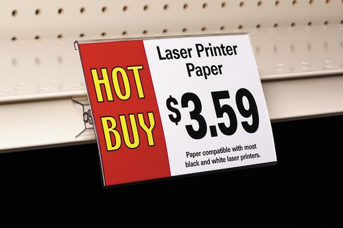 Perfect View™ Sign System for Shelf Channel