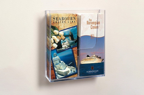Excelsior® Wall-Mount Literature Holder with Divider