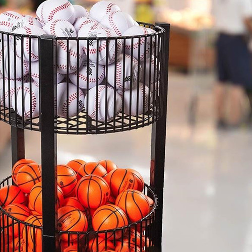 4 Tier Round Display Rack