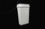 Tall, Slim Trash Receptacle and Swing Door Lid