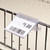 Wire Basket Price Tag Holder with Grip Track