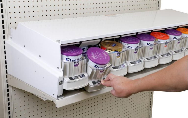 infant formula merchandiser