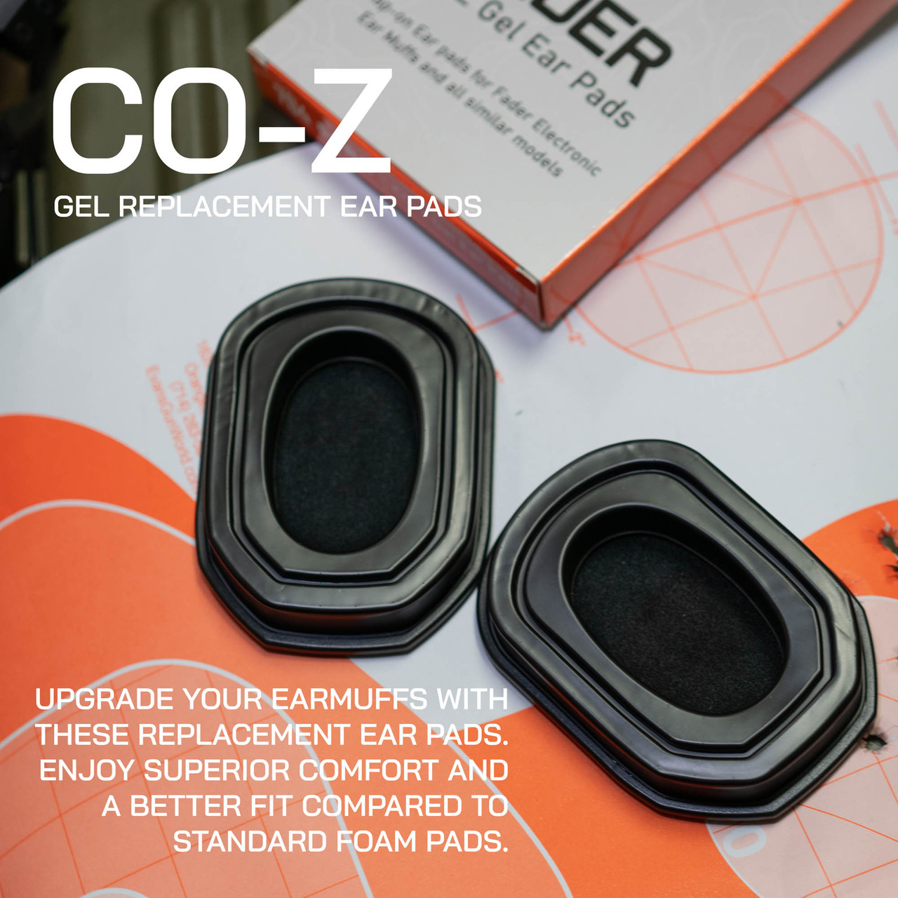 CO-Z Gel Replacement Ear Pads | Compatible with Walker's Razor