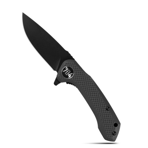 Midnight Scout Lite 2.44" D2 Drop Point Blade EDC Pocket Knife - Wholesale