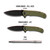 Urban Ranger 3.74" D2 Drop Point Blade EDC Pocket Knife