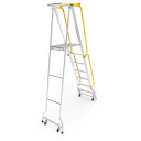 Star SFP2100 folding platform aluminium, 2100mm height, professional reach