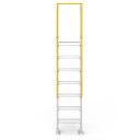 Star Mezzanine Ladder 2.1m with safety chain and welded construction