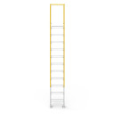 Star Aluminium 3.3m mezzanine ladder with safety chain and welded construction