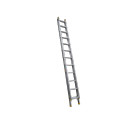 Aluminium extension ladder with 12 rungs and 150kg load capacity.