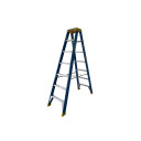BAILEY Pro Fibreglass Double Sided Ladder with seven steps and tool holder.