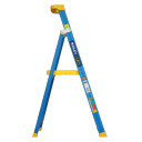 Bailey HD Fibreglass P150 MKII platform step ladder in blue and yellow.