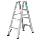 BAILEY Trade Lyte Double Sided 4 Step Stepladder in aluminium finish.