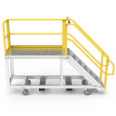 Star Aluminium STAR 2M TAP truck access  platform, 1400mm height, aluminium construction