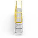 Star Aluminium STAR 6M TAP truck access platform with 1400mm height and safety handrail