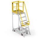 Star P5 5-Step Aluminium Work Platform with 750x900mm Deck