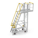 Star ADJ P9 9-Step Aluminium Platform 2700mm Height Industrial Stairs
