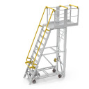 Star Aluminium ADJ P10 10-step industrial platform with 400kg load rating, 3000mm height