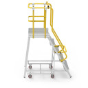 Lightweight aluminium order picker platform, 1500mm high.