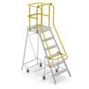 SOP6 order picker platform, 1800mm high, made of aluminium.