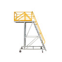 Star CLP11 11-step cantilever platform, 3300mm height, aluminium industrial maintenance access