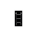 Fibreglass sectional ladder featuring a three-piece rung joint system.