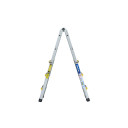 Indalex Pro Series telescopic ladder set up in A-frame position.