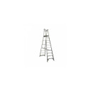 Indalex 3.0M Pro Series aluminium platform ladder with several steps.