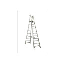 Aluminium 3.6m Pro Series platform ladder with multiple sturdy steps.