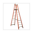 Fibreglass platform ladder, 3.0m high, with a 150kg capacity.