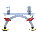 Detail of the Indalex Pro Series Extension Ladder's Level Arc design.