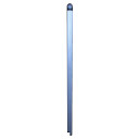 Aluminium ladder rail standing upright against a white background.
