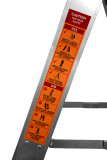 Staruiju 180kg Heavy Duty Twin Step Ladder 4 steps industrial aluminum