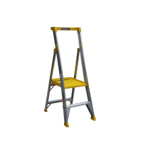 Bailey Pro AL Platform Ladder featuring two steps and a large deck.