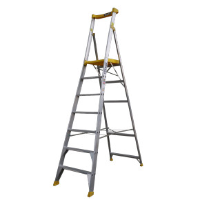 BAILEY Pro AL 7-step platform ladder featuring anti-slip design.