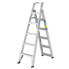Bailey Trade Lyte Dual Purpose 6 Step Stepladder made of aluminium.