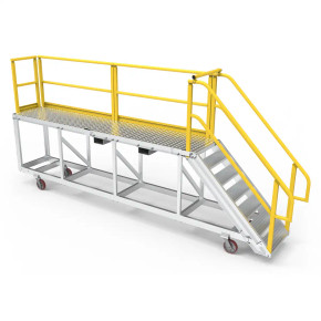 Star Aluminium STAR 4M TAP aluminium truck access platform, 1400mm height, 4000x750mm