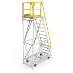 Star P12 12 Steps Aluminium Work Platform - Heavy-Duty Access Solution