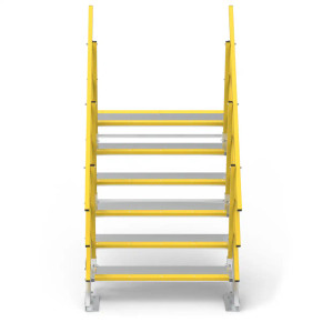 Star Aluminium SLS1200x6 aluminium stepping platform, 600mm height, 6 steps