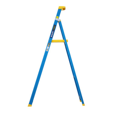 Bailey HD Fibreglass P150 MKII blue riveted platform step ladder.