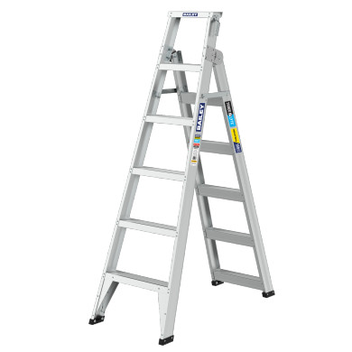 Bailey Trade Lyte Dual Purpose 6 Step Stepladder made of aluminium.