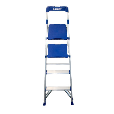 BAILEY Aluminium Industrial Twin Platform Step Stool with dual platforms.