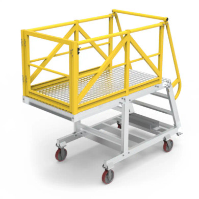 Star CLP4 4-Step Cantilever Platform, 1200mm height, aluminium industrial access system
