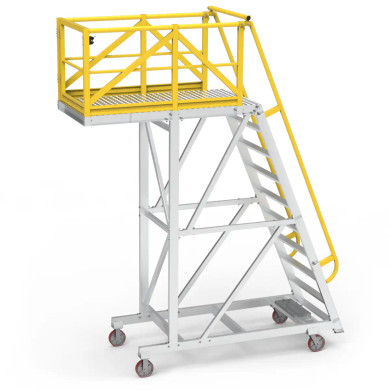 Star CLP10 10-step aluminium cantilever platform for maintenance access