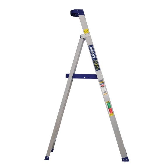 Bailey HD Aluminium P150 MKII platform step ladder with riveted design.