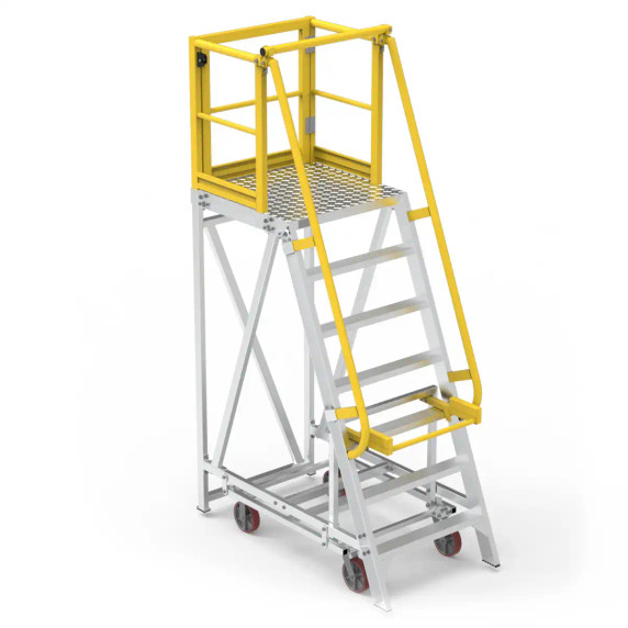 Star P6 6-Step Aluminium Work Platform by Star Aluminium - Lightweight access solution